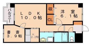 グランデスカイ空港南の物件間取画像